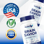 Mindful Wellness Advanced Brain Savior Cápsulas (5 Paquete) - 300 Cápsulas para 5 Meses