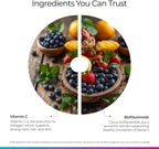 Livingood Daily Vitamina C 3 en 1 a Base de Alimentos Integrales con Acerola y Amla y Bioflavonoides Cítricos, 60 Cápsulas