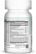 Maxi Health Multivitamin 50 Plus - Multivitamínico Diario para Mujeres Mayores de 50 con Vitamina B12, A, D, C, Zinc y Magnesio - No Transgénico, 60 Comprimidos
