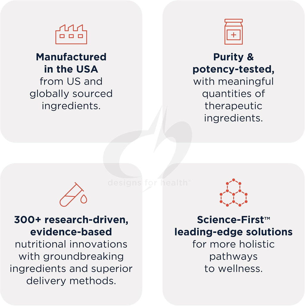 Designs for Health DFH Complete Multi with Copper - Complejo Multivitamínico y Mineral con Folato, 1000 UI Vitamina D, Vitaminas para el Apoyo Inmunitario - Multivitamínico sin Hierro (120 Cápsulas)