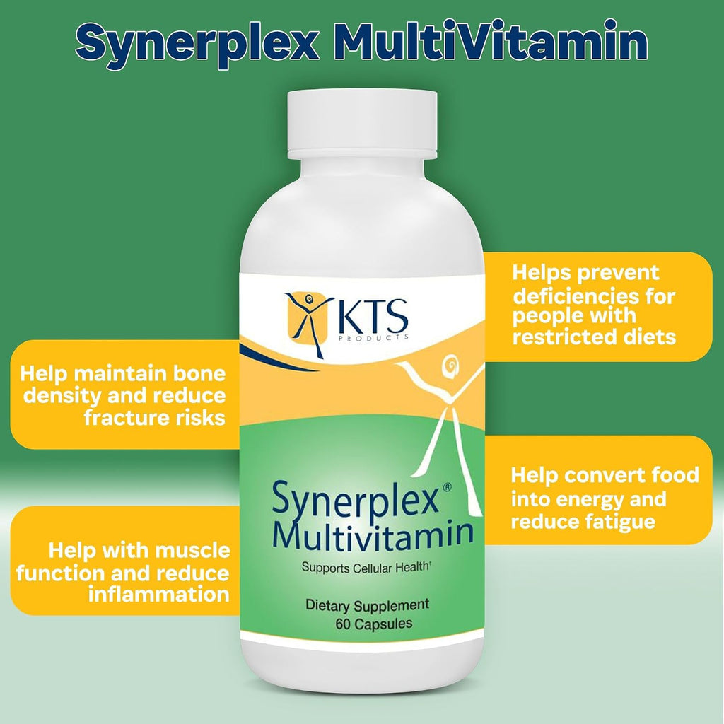 Synerplex Multivitamin - Nutrición Completa Diaria con Vitaminas y Minerales - 60 Cápsulas