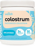 Wellah Calostro sin Sabor (50 Raciones) - 3g de Calostro por Ración, Complemento Alimenticio