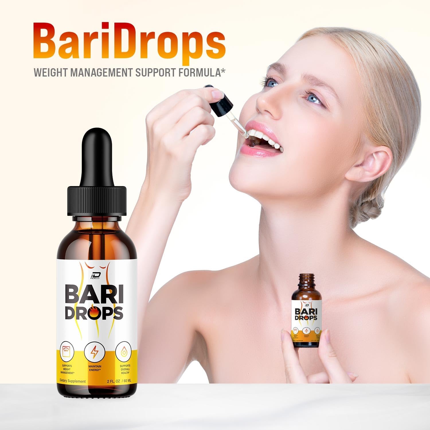 Bari Drops - Complemento Líquido Natural para Fitness y Estilo de Vida Activo (1 Pack, 1 Mes)