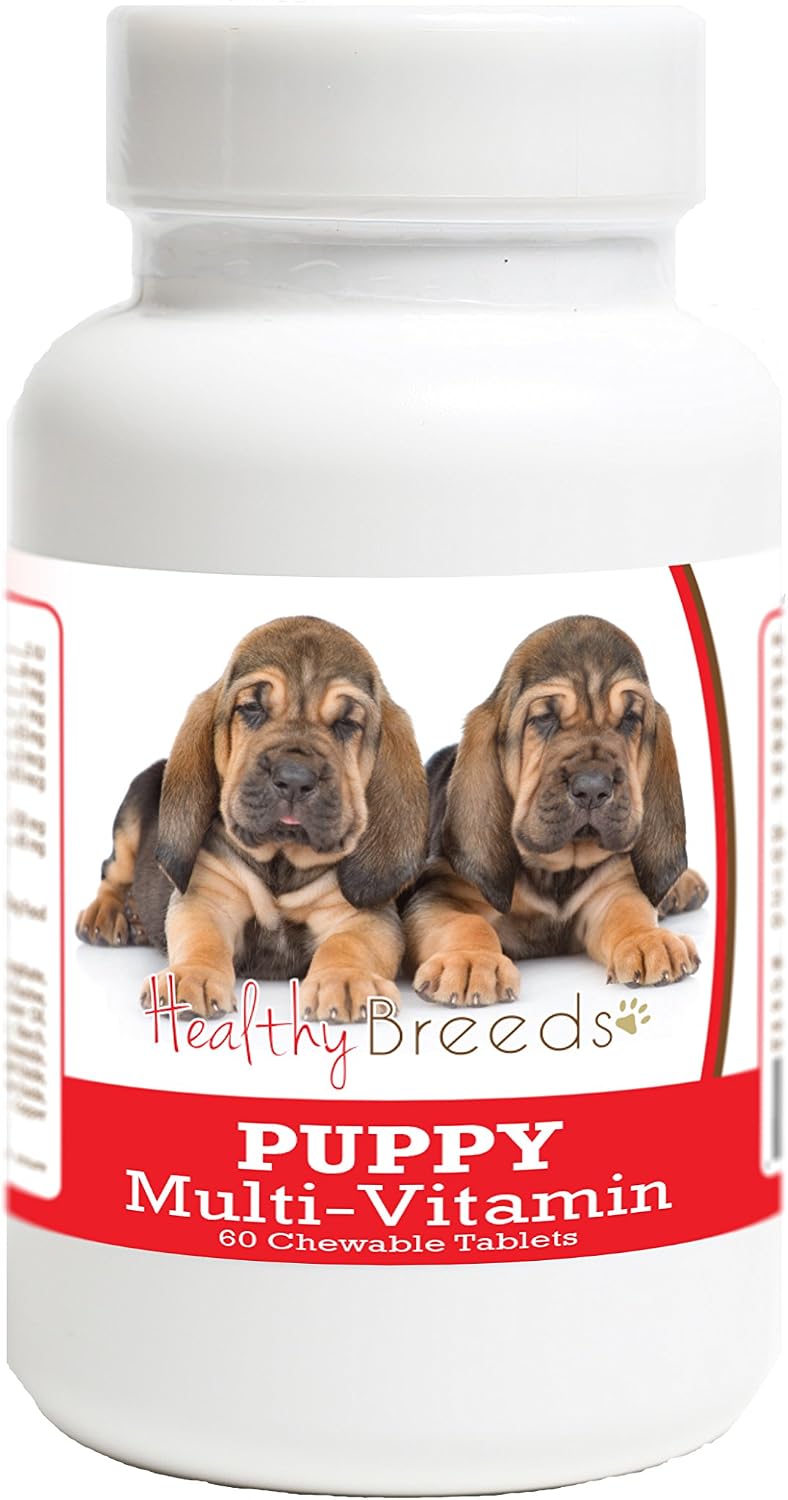 Healthy Breeds Multivitamínico para Cachorros Bloodhound 60 Comprimidos