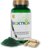 Bioxtron Cápsulas de Suplemento Natural con Alga Verde Azul y Espirulina - 60 Cápsulas