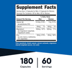 Nutricost ZMA 180 Capsules - Gluten-Free and Non-GMO ZMA Supplement