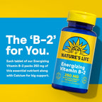 Nature's Life Vitamina B-2 250 mg - Riboflavina de Alta Potencia - 100 Comprimidos