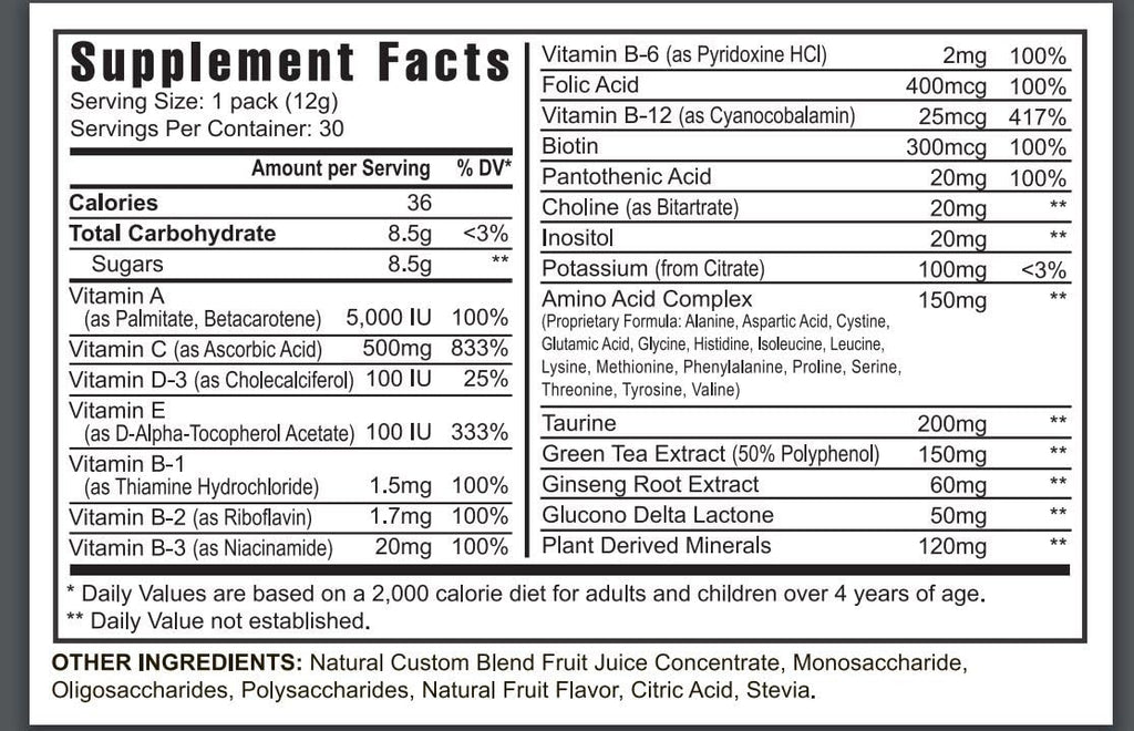 Youngevity Rebound FX ON-The-Go Pouches Citrus Punch - 30 Sobres