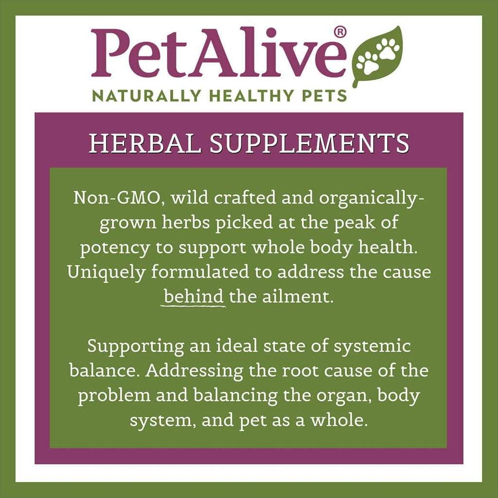 PetAlive Muscle and Joint Support-S 2 Pack - Suplemento herbal para perros y gatos