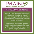 PetAlive Muscle and Joint Support-S 2 Pack - Suplemento herbal para perros y gatos