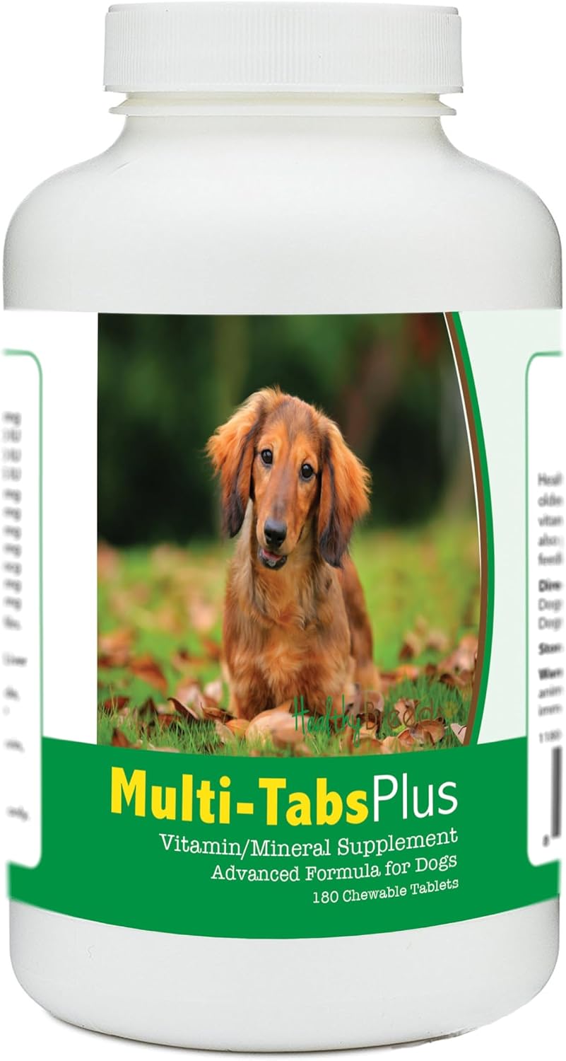 Healthy Breeds Dachshund Multi-Tabs Plus Comprimidos Masticables para Perros (180 unidades)