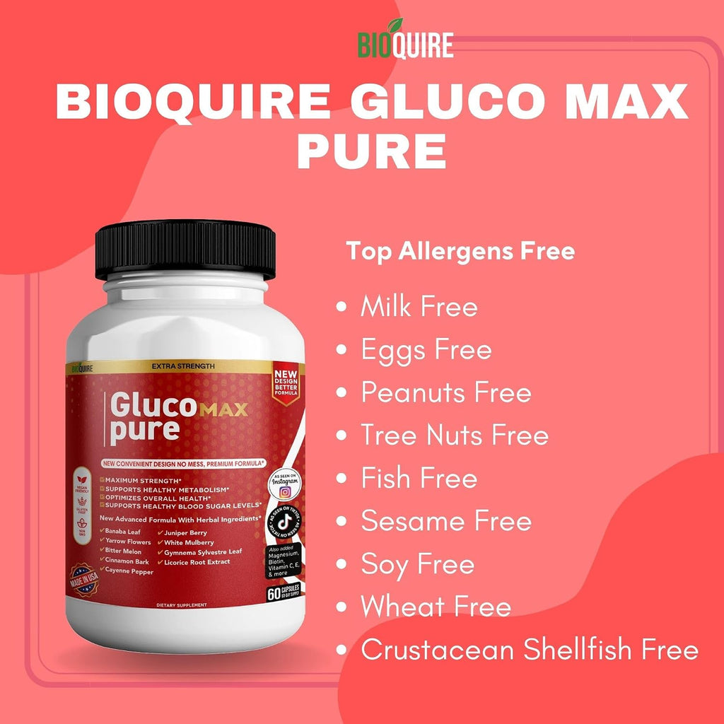 Gluco Max Pure Ultra, 60 Cápsulas