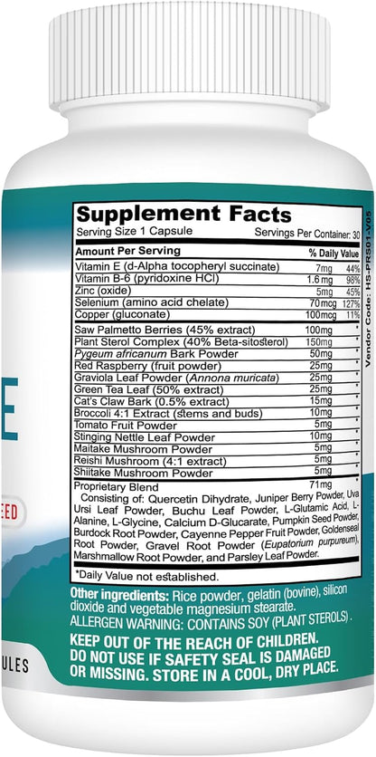 Best Earth Naturals Apoyo Prostático para – Vitaminas esenciales: Aporta vitaminas del grupo B, vitamina D y otras – Image 3