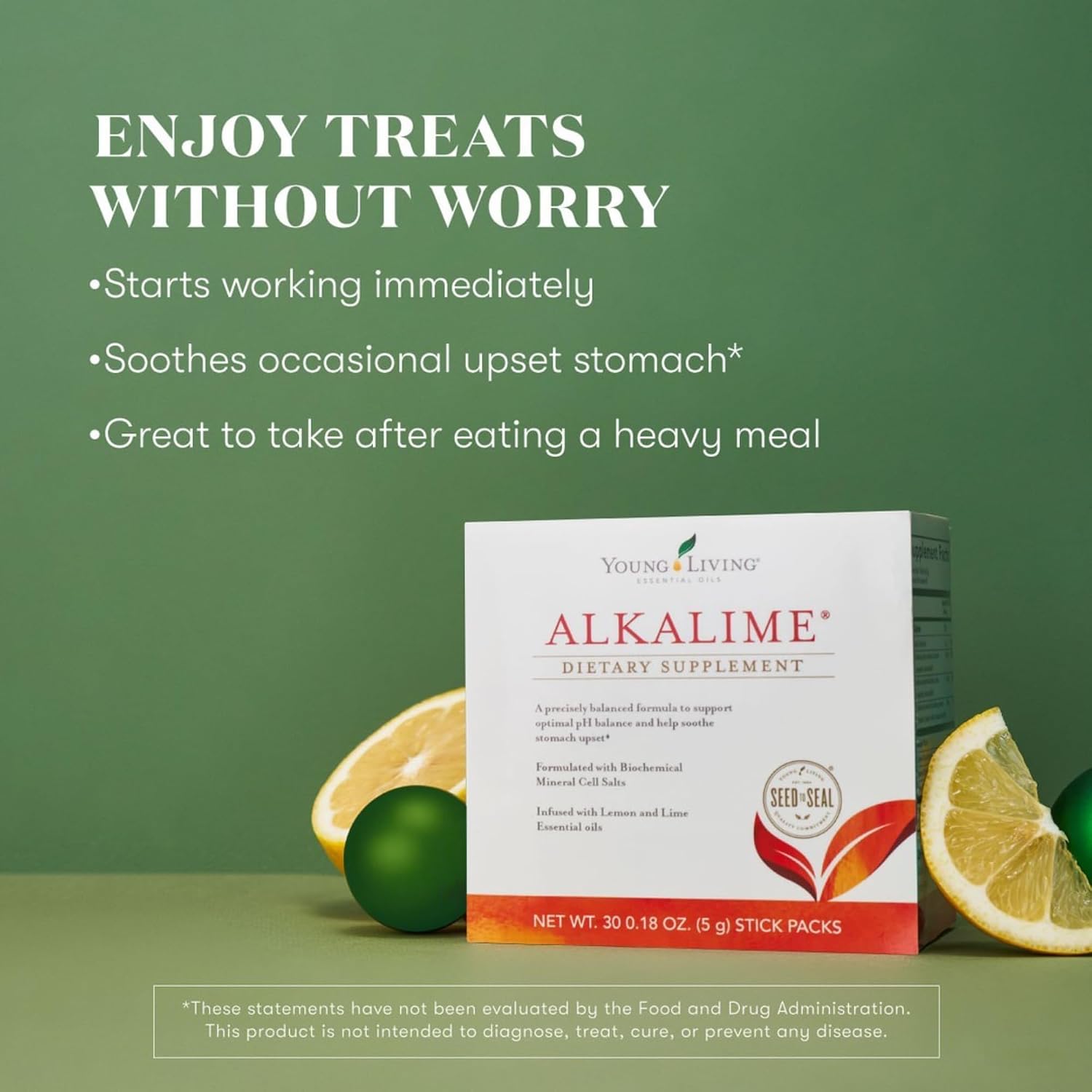 Young Living AlkaLime Stick Packs (30 sobres)