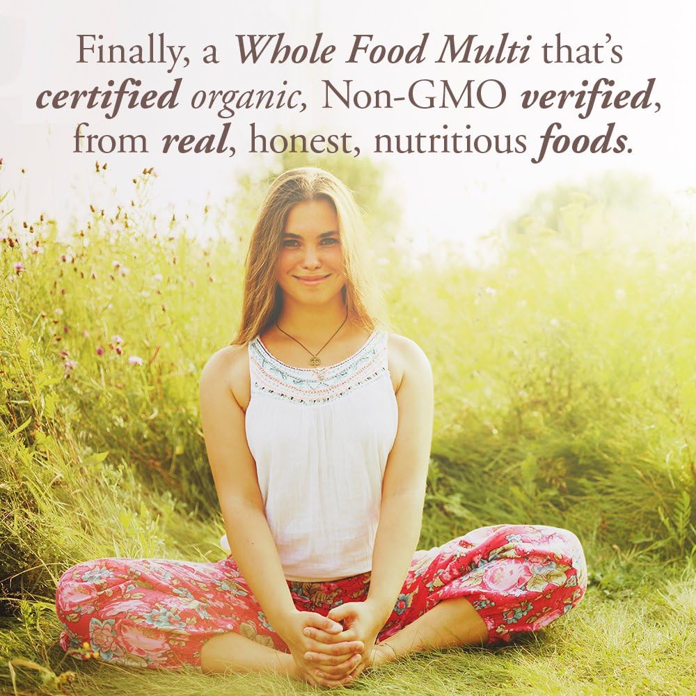 Garden of Life Organics, Multivitamínico Diario para Mujeres, Alimento Integral, 30 Comprimidos Veganos