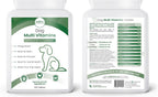 Multivitamínico 22 en 1 para perros - Vitaminas y minerales con calcio, zinc, hierro y complejo B | Apoyo inmunitario, piel, huesos y energía | Sabor pollo | 120 comprimidos