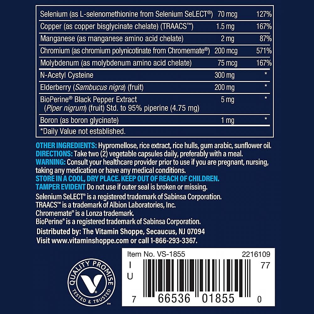 Vthrive Bioactive Immune Multivitamin con Saúco y NAC - 120 Cápsulas Vegetales