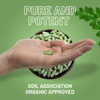 Moringa Capsules 2000mg - 120 Vegan Moringa Leaf Capsules | Made in the UK