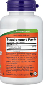 Now Foods Raíz de Diente de León 500 mg Cápsulas, 100 u.