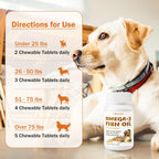 Unipomme Aceite de Pescado Omega 3 para Perros - Alivio de Alergia y Picor