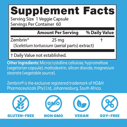 Doctor's Best Calm-Z - Suplemento de Zembrin – Promover un estado de relajación sin somnolencia excesiva. – Image 2