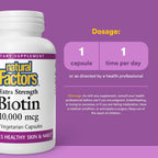 Natural Factors Biotina 10000 mcg, 60 cápsulas