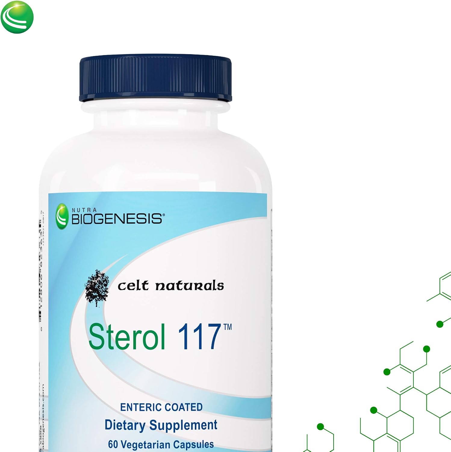 Nutra BioGenesis Sterol 117 - Suplemento de Fitoesteroles y Corteza de Pino - 60 Cápsulas Vegetarianas