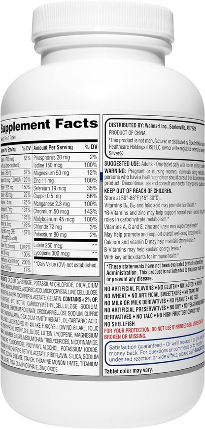 Equate Multivitamínico Completo para Adultos – Edad y género: Las necesidades nutricionales cambian con la edad. – Image 4