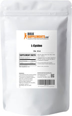 BulkSupplements L-Cystina en Polvo - 500mg por ración, 250g