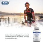 Dr.K&C Premium Albumin Protein Supplement 1000mg, 2 Bottles (120 Tablets Each), Daily Energy & Wellness Support