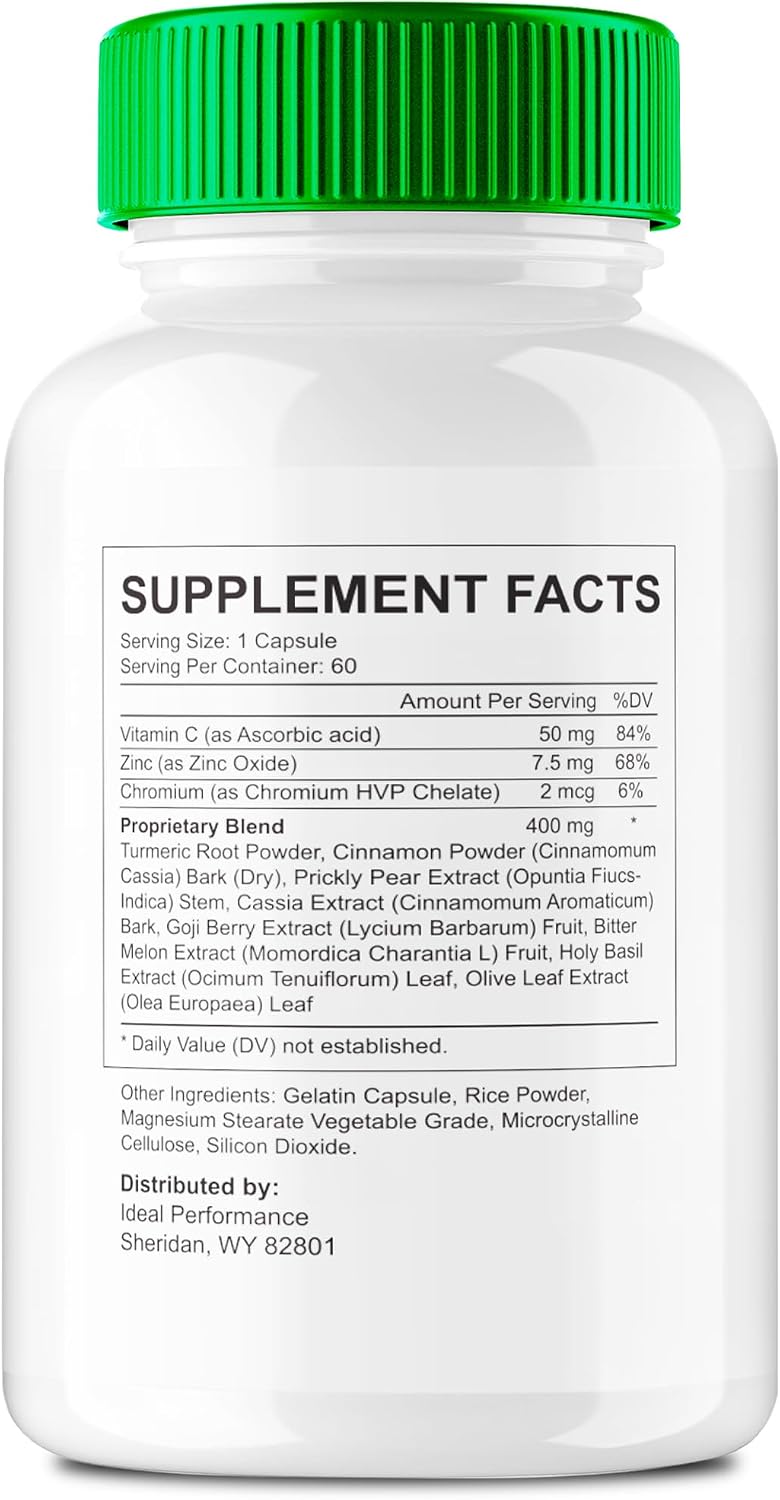 Gluconull Cápsulas, Suplemento para la Salud General - Máxima Potencia, Fórmula Natural (60 Cápsulas)