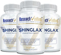 Research Verified Shinglax - Melisa, Enzimas Proteolíticas, Complejo de Hongos, Complejo B, Orégano, Zinc - Sin OGM, Hecho en EE.UU. - 180 Cápsulas (3x60)