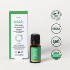 Bobbie Gotas de Vitamina D Orgánicas para Bebés - 400 UI, 0.3 fl oz