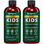 Wellgenix Balanced Essentials Kids Liquid Multivitamin - Multivitamínico Líquido Infantil con 94 Nutrientes, 473 ml