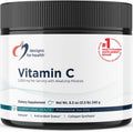 Designs for Health Vitamina C Tamponada en Polvo - 2000 mg por Dosis - 80 Porciones