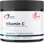 Designs for Health Vitamina C Tamponada en Polvo - 2000 mg por Dosis - 80 Porciones