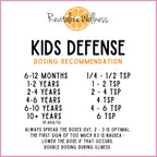 Revitalize Wellness Kids Defense Powder | Nueva fórmula, mejor sabor | Dosis ortomolecular de 1000 mg de vitamina C y 250 mg de B3 | Puro, sin maíz y sin OMG | Sabor a algodón de azúcar | 120 raciones