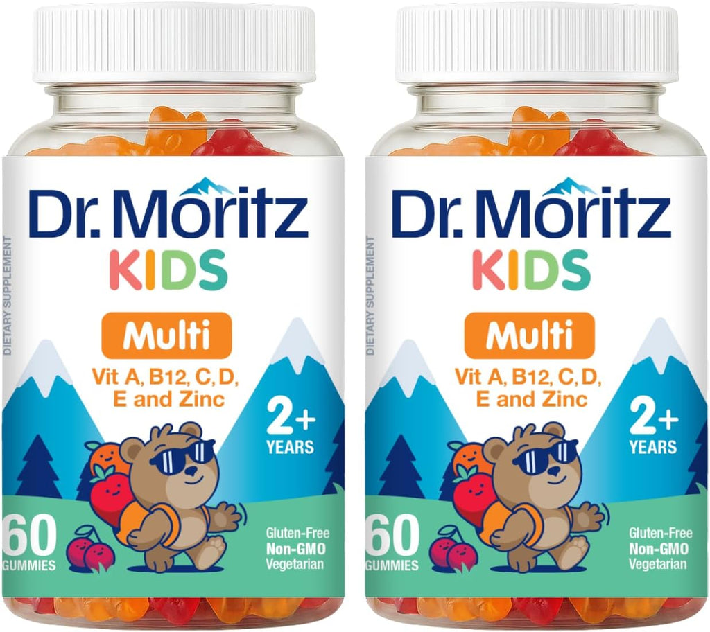 DR. MORITZ Gomitas Multivitamínicas para Niños - 2 Paquetes (120 unidades)