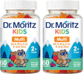 DR. MORITZ Gomitas Multivitamínicas para Niños - 2 Paquetes (120 unidades)