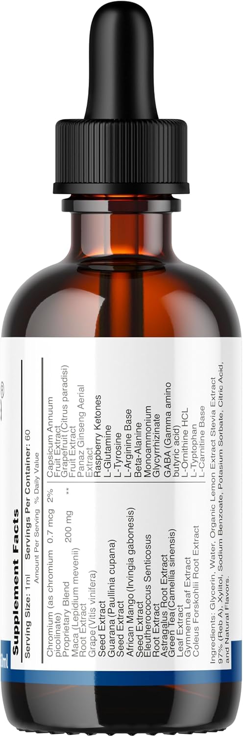Trimova Metabolic Support Liquid Drops - Advanced Formula (Pack de 3 Botellas, 90 Días)