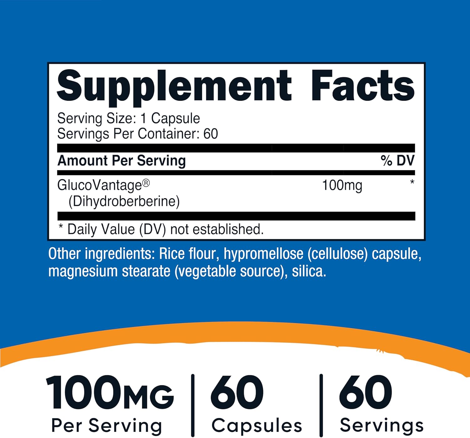 Nutricost Cápsulas de Dihidroberberina (100 mg, 60 uds)
