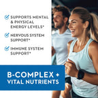 Vitaminerals 2BG+™ B Complex Immune Support High Potency B Complex | Fruits & Veggies Blend | 240 Veggie Caps