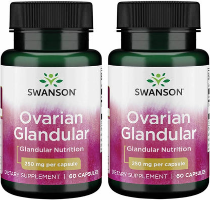 Suplemento Ovárico Glandular de Swanson - Apoyo Femenino - 60 Cápsulas de 250 mg – Image 9