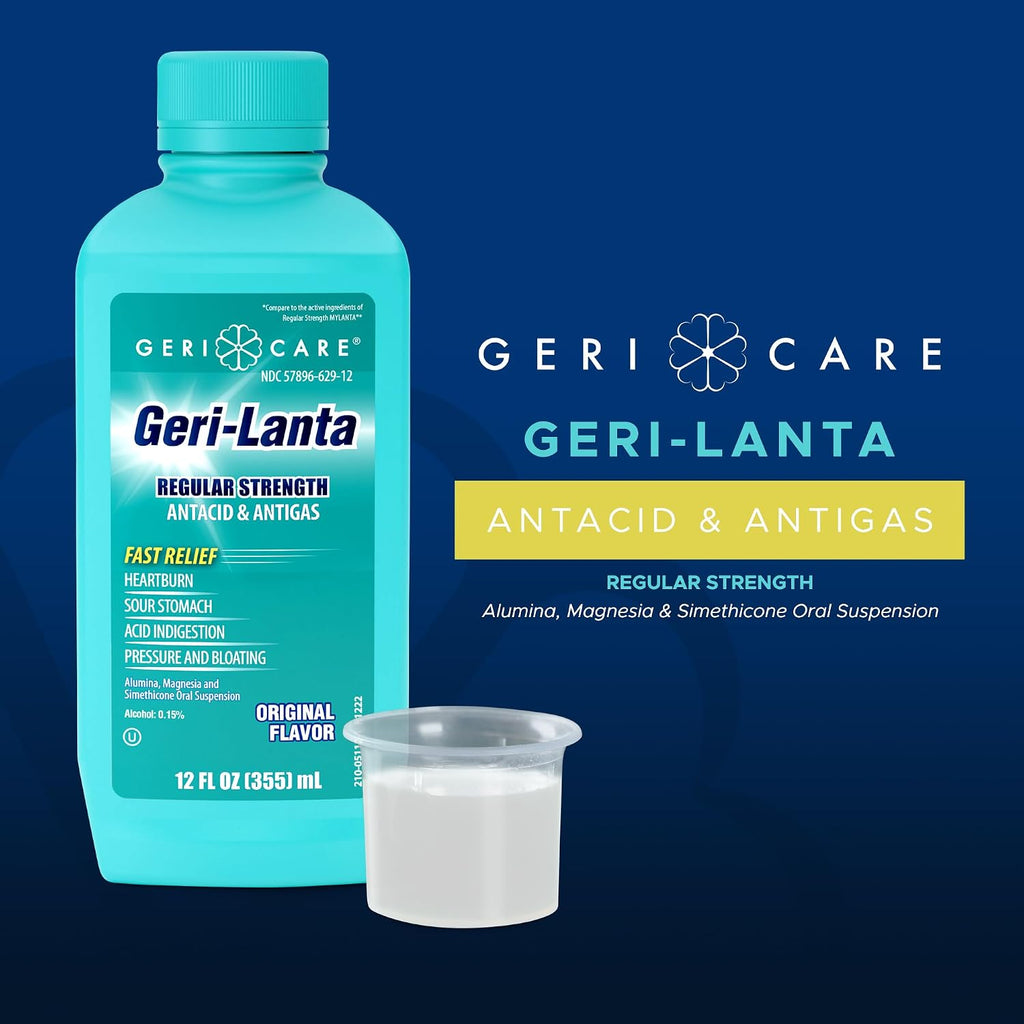 Geri-Lanta Antiácido Líquido con Antigás - Sabor Original - 355 ml