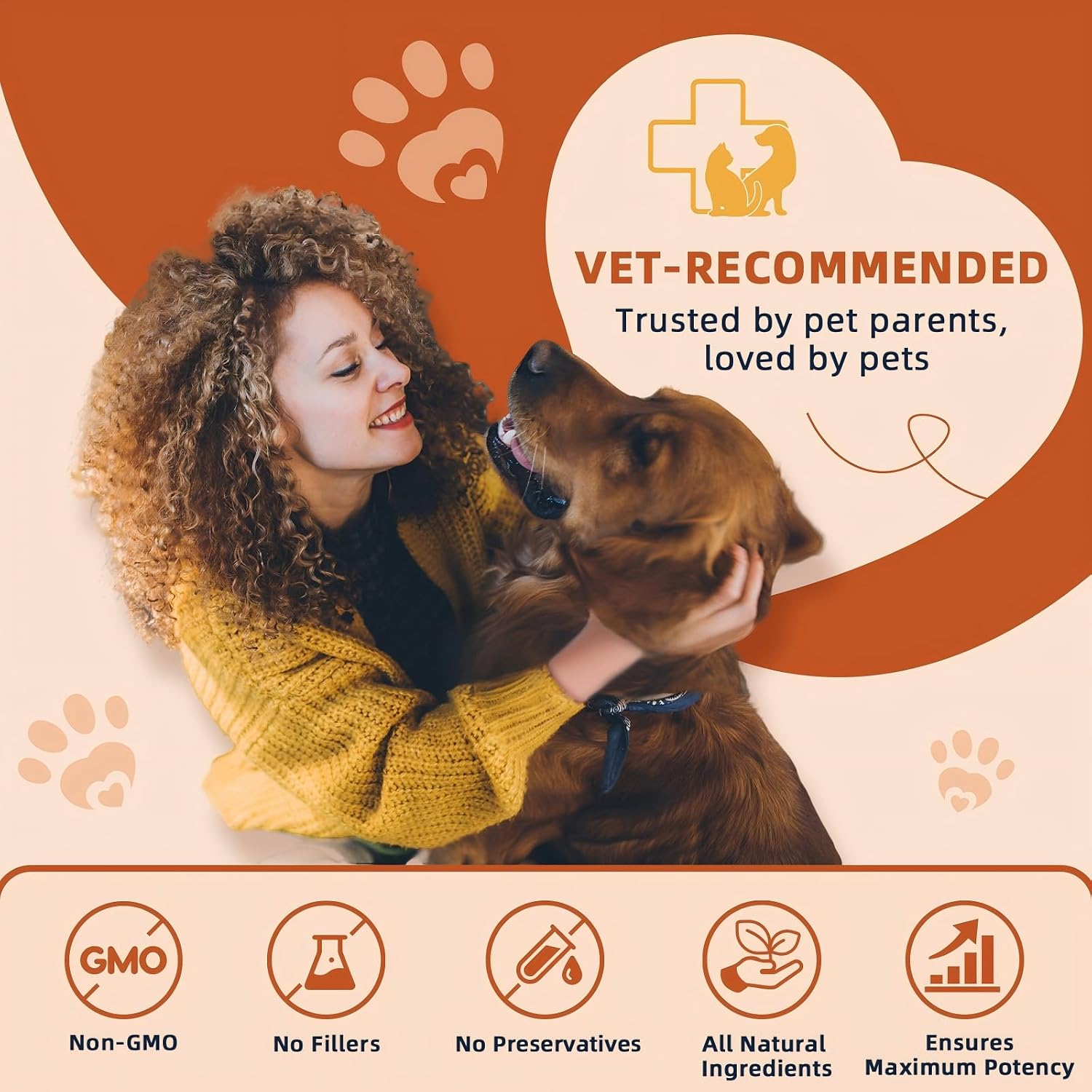 ZEBORA Probióticos para Perros - Masticables de Calabaza para Salud Digestiva e Inmunidad, 120 unidades