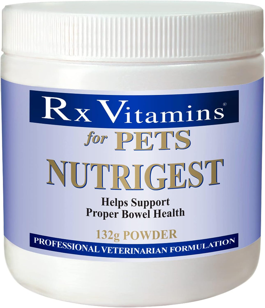 Rx Vitamins NutriGest - Probióticos para Perros y Gatos - Salud Digestiva - 4.65 oz (132 g)