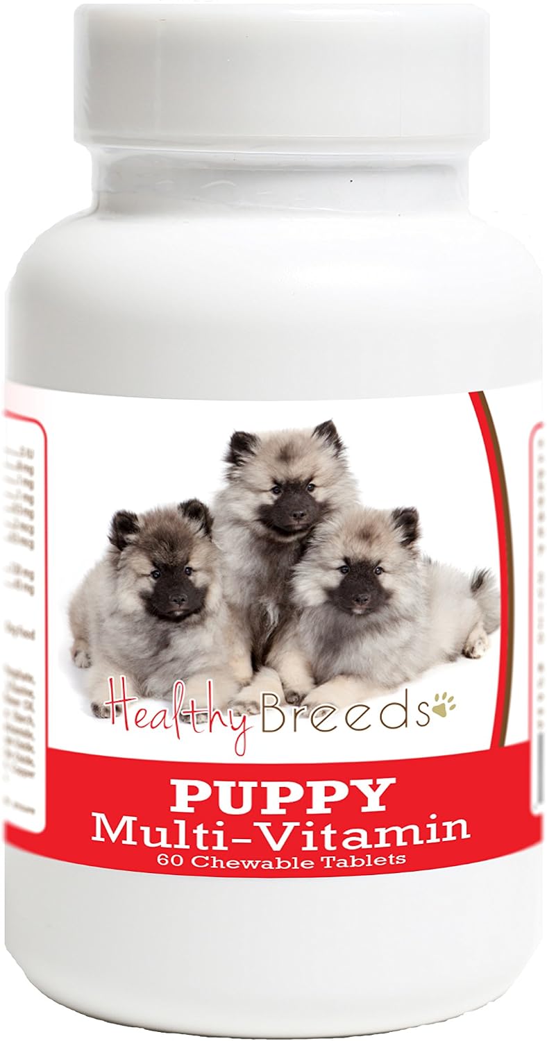 Healthy Breeds Keeshonden Cachorro Multivitamínico 60 Comprimidos