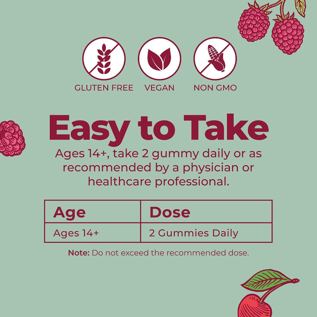 MaryRuth's Multivitamin Gominolas para Mujeres a partir de 14 Años | Apoyo Inmunológico | Salud de Piel y Cabello | Salud Reproductiva | Vitamina A C D E B6 B12 Biotina Zinc Yodo | Orgánico | Vegano | No GMO | 60 Unidades