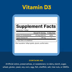 Natural Factors Vitamina D3 5000 UI, 120 Cápsulas Blandas
