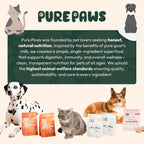 Pure Paws Polvo de Calabaza Orgánico para Perros, Cachorros, Gatos y Gatitos - Complemento Digestivo Esencial 212g (7.5oz)